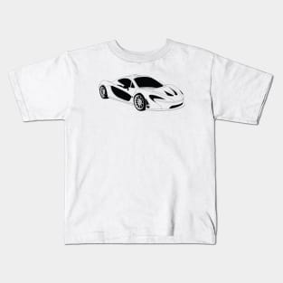 McLaren 720s Black Outline Kids T-Shirt